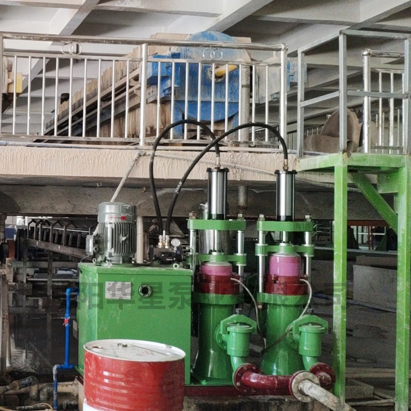 壓濾機節能進料泵，液壓陶瓷柱塞泥漿泵