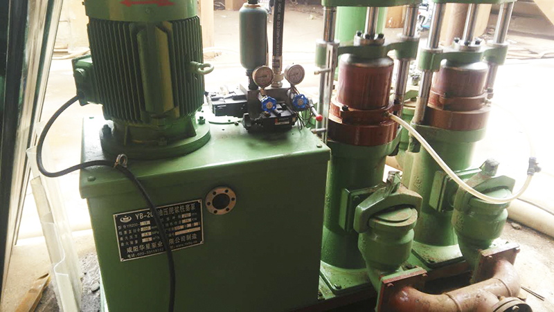 YB200陶瓷柱塞泵印染行業使用現場圖